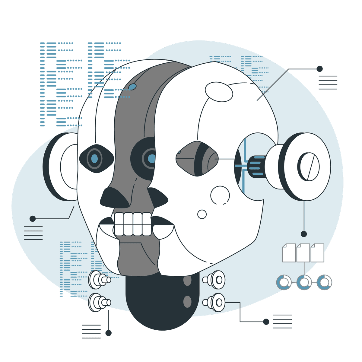 AI Receptionist Light Graphic